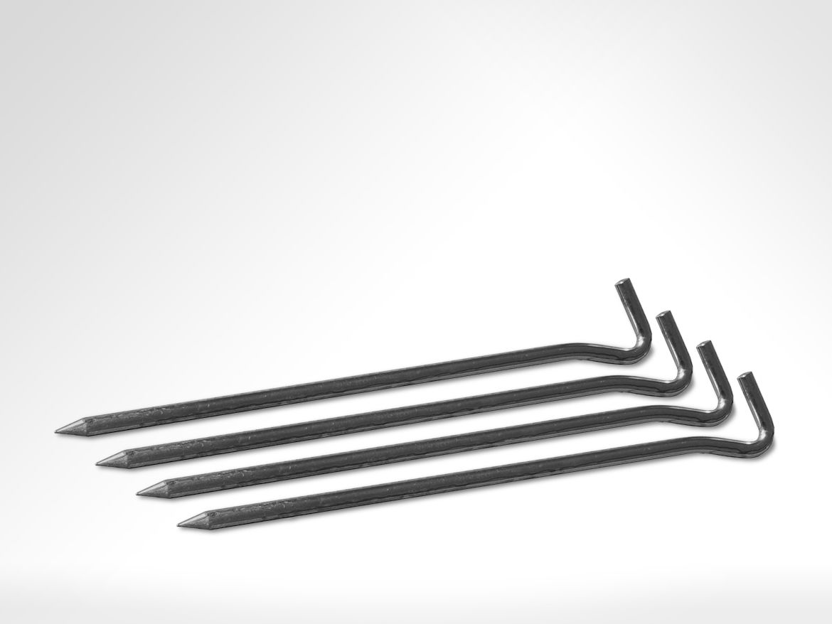 Ground pegs for extra support