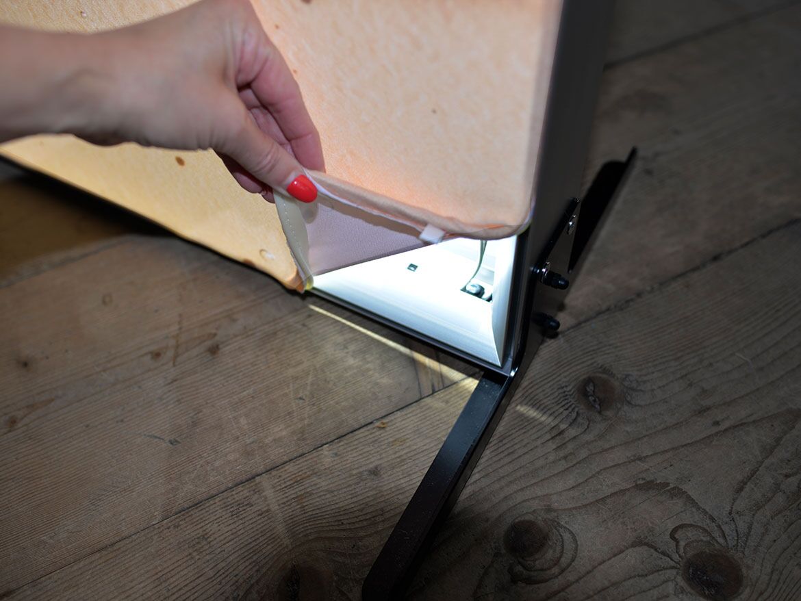 Great light distribution with LED