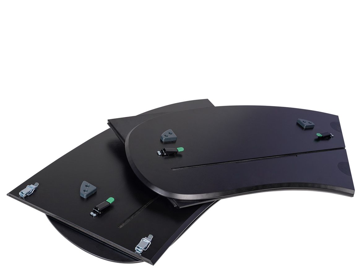 Table top in black