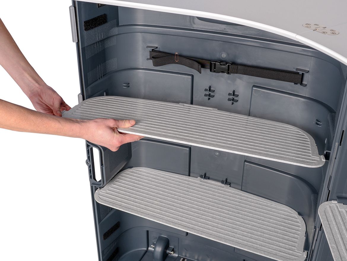Detachable shelves