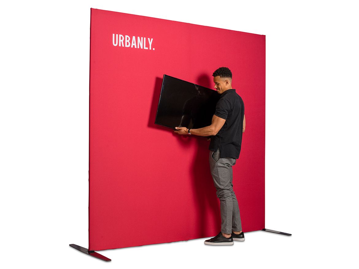 A monitor wall for presentations