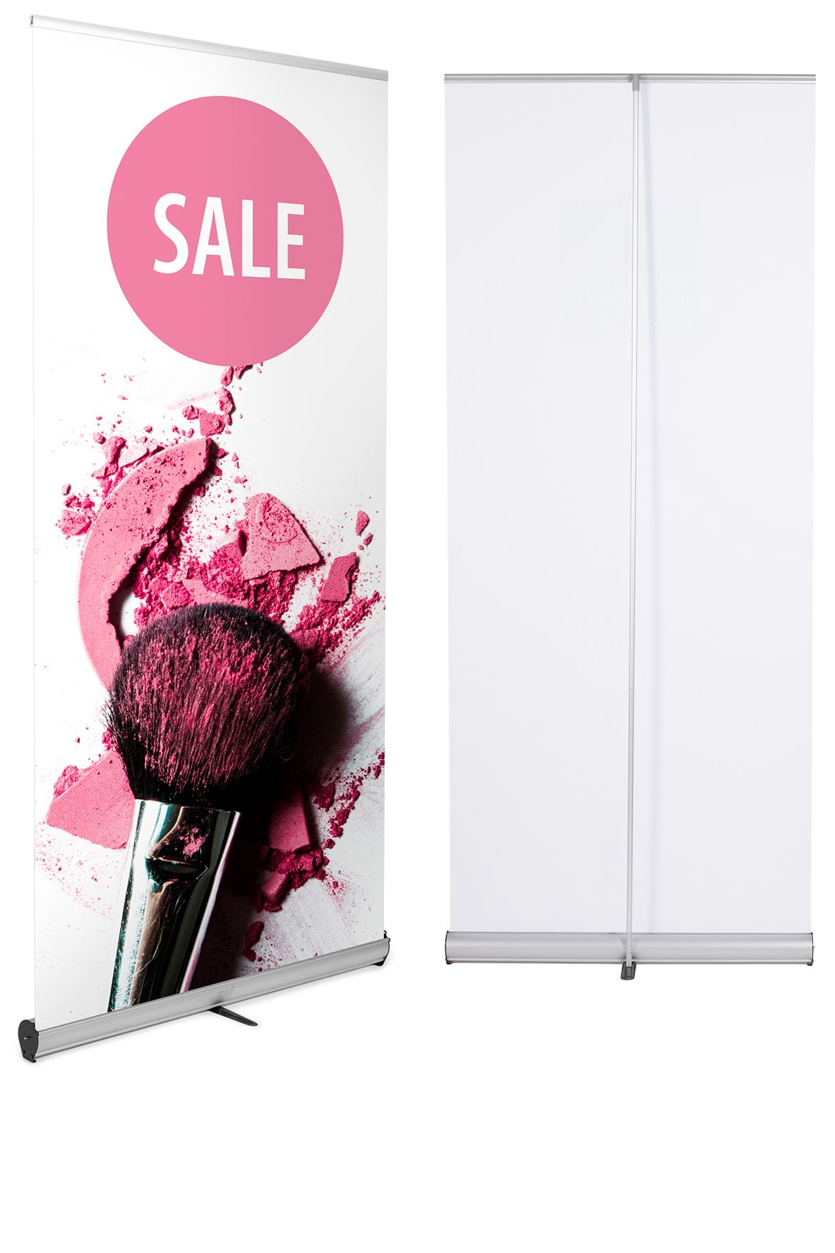 Details about   EXPAND MEDIA QuickScreen Retractable Display Roll Up Banner with Travel Case 